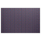 Waterverf Seapaarden op Navy Blue Pattern Stof (Yard (91,4 cm))
