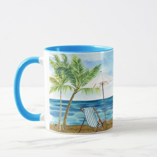 Waterverf Seascape Mok (Links)