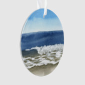Waterverf Seascape Ornament (voorkant)