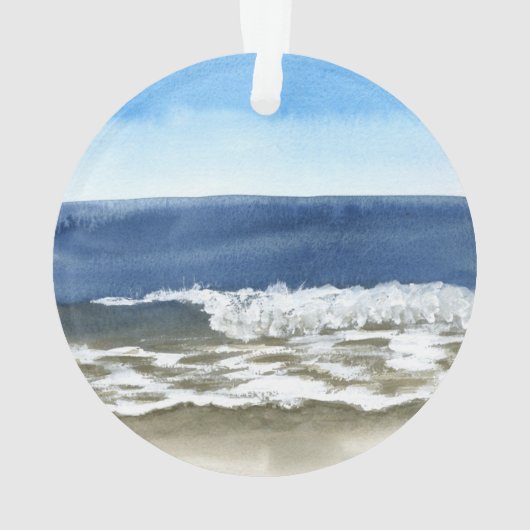 Waterverf Seascape Ornament (achterkant)