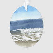 Waterverf Seascape Ornament (voorkant)