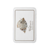 Waterverf Seashell Beach House Badmat (Voorkant Verticaal)
