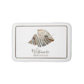 Waterverf Seashell Beach House Badmat (Voorkant)