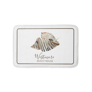Waterverf Seashell Beach House Badmat