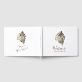 Waterverf Seashell Beach House Gastenboek (Volledig)