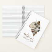 Waterverf Seashell Beach House Notitieboek (Binnen)