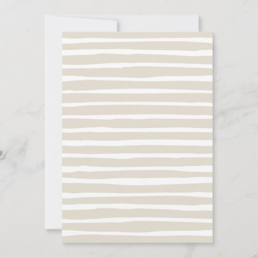 Waterverf Seashell Beach Party Housewarming Kaart (Achterkant)