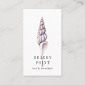 Waterverf Seashell Hospitality Visitekaartje (Voorkant)