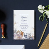 Waterverf Seashell koralen bruiloft Kaart