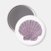 Waterverf Seashell Magnet (Voorkant / Achterkant)