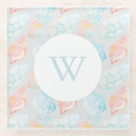 Waterverf Seashell Onderzetter