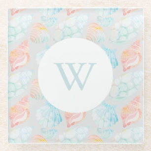 Waterverf Seashell Onderzetter