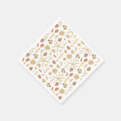 Waterverf Seashell Servet (Hoek)