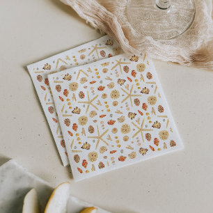 Waterverf Seashell Servet