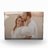 Waterverf Seashells - Gepersonaliseerd Fotoblokken (Voorkant)