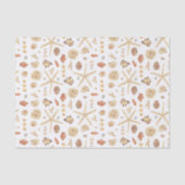 Waterverf Seashells Tissuepapier (Voorkant)