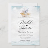 Waterverf Seashells, Zee Vrijgezellenfeest Kaart (Voorkant)