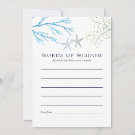 Waterverf Seaweed Beach Threadal Advice Advieskaart