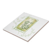 Waterverf Seed Packet Queen's Lace Tegeltje (Zijkant)