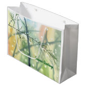 Waterverf Seizoensgebonden Gift Bag Groot Cadeauzakje (Voorkant Gekanteld)