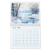 Waterverf Seizoensgebonden Muurkalender Pastel Pag Kalender (Jan 2026)