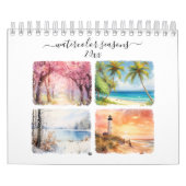 Waterverf seizoensgebonden wandkalender kalender (Hoes)