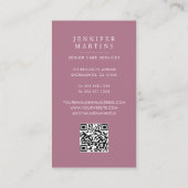 Waterverf Senior Care Services QR Code Visitekaartje (Achterkant)