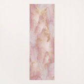 Waterverf Seraphina roze en gouden yogamat (Achterkant)