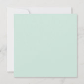 Waterverf Serene Palm Tree | Datum opslaan Save The Date (Achterkant)