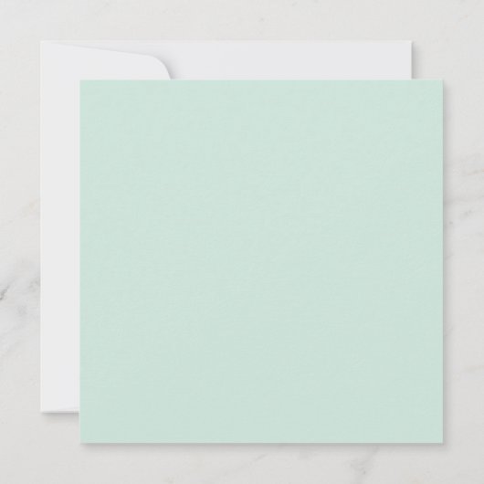 Waterverf Serene Palm Tree | Datum opslaan Save The Date (Achterkant)