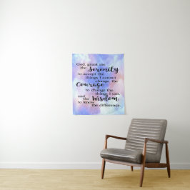Waterverf Serenity Prayer Wandkleed