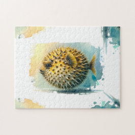 Waterverf serie: Blowfish Legpuzzel