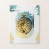 Waterverf serie: Blowfish Legpuzzel (Verticaal)