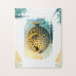 Waterverf serie: Blowfish Legpuzzel