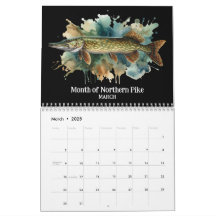 Waterverf serie: Fish Aura 2 Kalender