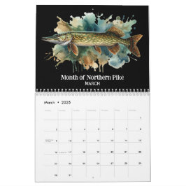 Waterverf serie: Fish Aura 2 Kalender
