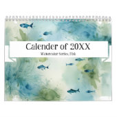 Waterverf serie: Fish Aura 2 Kalender (Hoes)