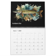 Waterverf serie: Fish Aura 3 Kalender