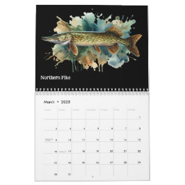 Waterverf serie: Fish Aura 3 Kalender