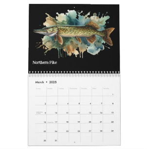 Waterverf serie: Fish Aura 3 Kalender