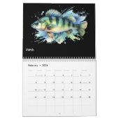 Waterverf serie: Fish Aura 3 Kalender (Feb 2026)