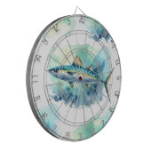 Waterverf serie: Makreel Dartbord (Voorkant Links)