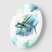 Waterverf serie: Makreel Grote Klok (Hoek)