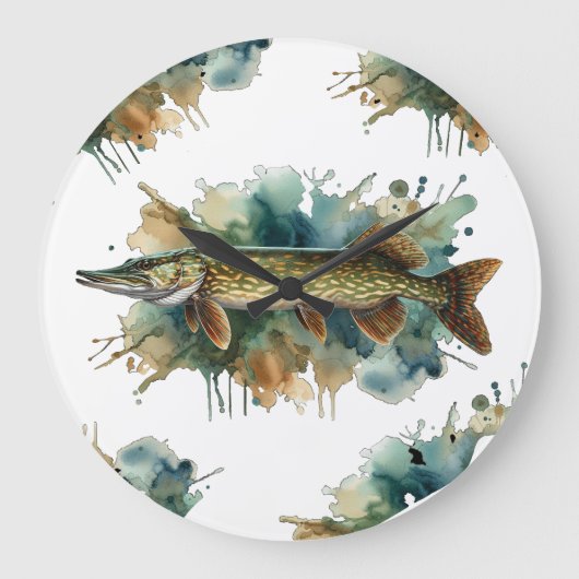 Waterverf serie: Pike Grote Klok (Voorkant)