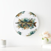 Waterverf serie: Pike Grote Klok (Huis)