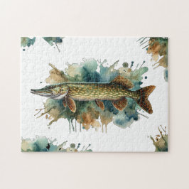 Waterverf serie: Pike Legpuzzel