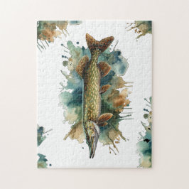 Waterverf serie: Pike Legpuzzel