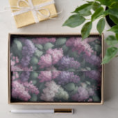 Waterverf Sering en Groene Patronen Decoupage Tissuepapier (Geschenk)