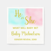 Waterverf Servet (Voorkant)