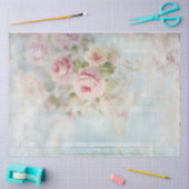waterverf shabby chic blush rozen tissuepapier (Craft)
